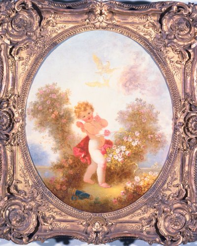 Cupid Among Roses, or Love the Sentinel, c.1775 by Jean Honore Fragonard